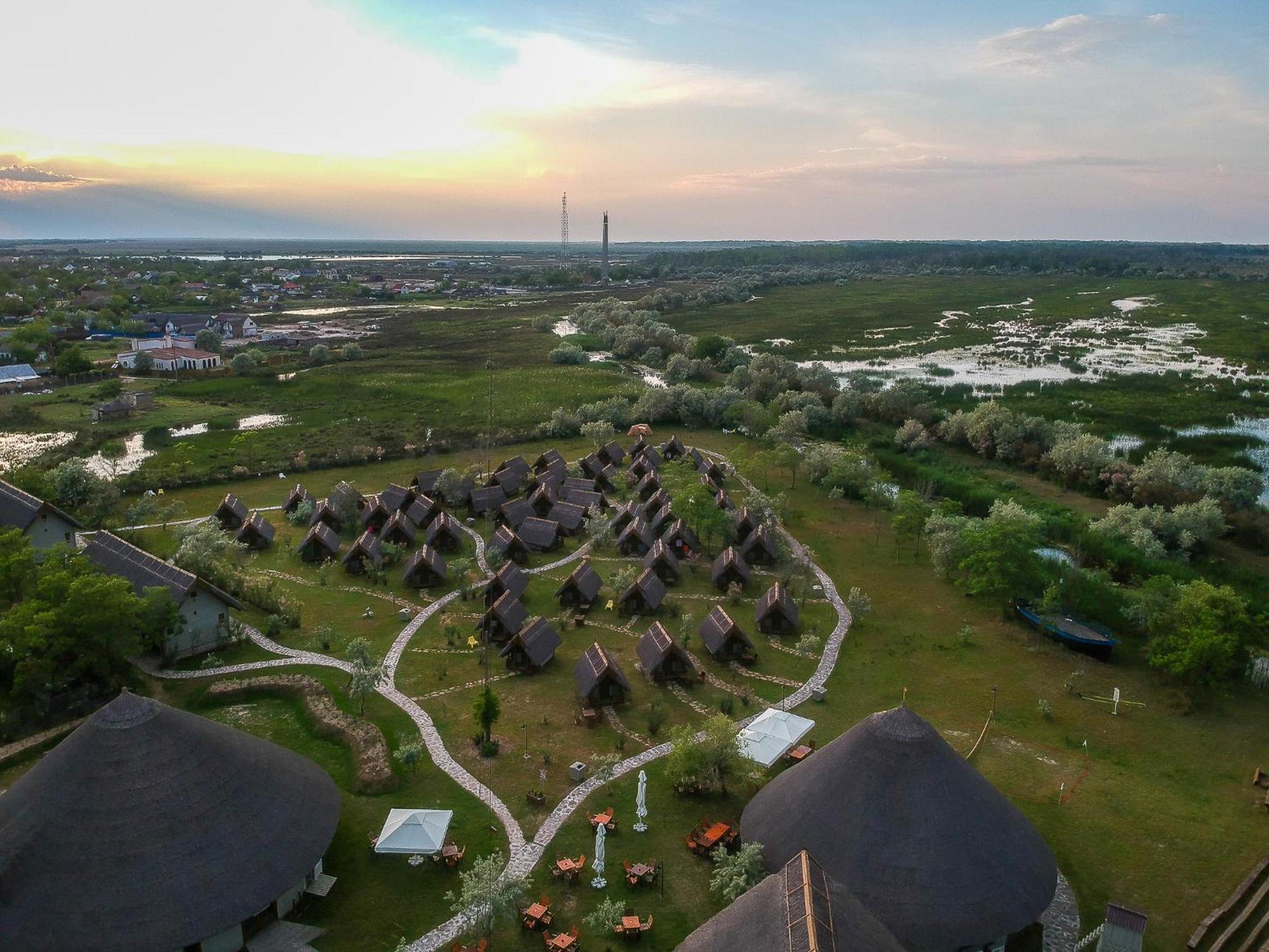 Dolphin Camping Сфинту Джордже Екстериор снимка